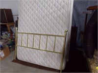 Queen bed, frame and head board