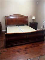 King Bed Frame with Box Frame