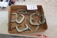 (9) 4" C CLAMPS