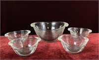 Glass Bowls Serving Set