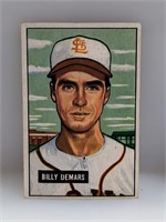 1951 Bowman #43 Billy Demars Browns See Back