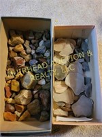 (2) BOXES OF ROCKS