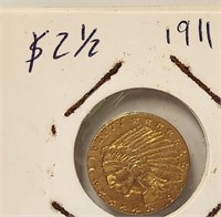 279 - 1911 $2.5 GOLD COIN (104)