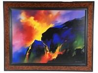 Thomas Leung- "Curtain of Fire" LE Signed Giclee