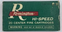 (U) 35 Remington Hi-Speed 20 Cartridges 150 Grain