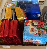 Flat of empty gift boxes