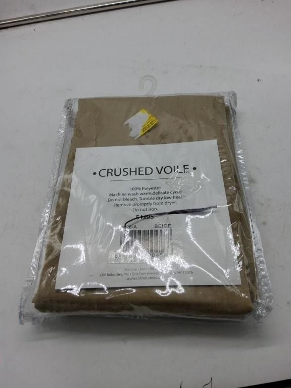 Crushed voile beige