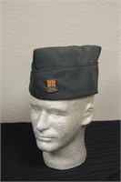 U.S. Garrison Overseas Cap With Unit Badge