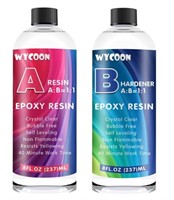 Crystal Clear Epoxy Resin Kit 16OZ