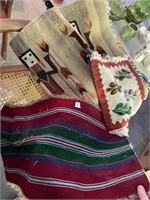 Multi Size Native Rugs Lot See Photos   (Living
