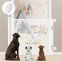 Retractable Baby Gate  33x55  White