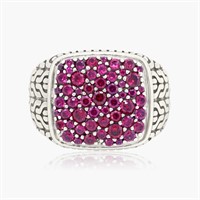 DAVID YURMAN 2.00CT PINK SAPPHIRE RING