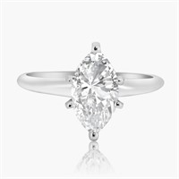 14K WHITE GOLD 2.20CT DIAMOND RING