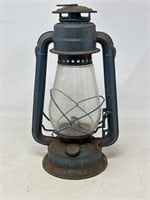 Vintage Dietz Junior blue lantern
