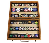 LARGE COLLECTION OF VINTAGE ELECTION BUTTONS