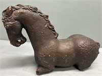 Plaster Horse Bust Figure