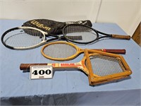 Tennis Racquets - jimmy connors & others