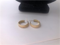 12K GF earrings and 14/20 GF chain