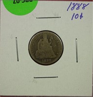 1888 Seated Dime G