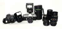 Vintage Film Cameras, Lenses & Flashes