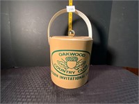 Oakwood Country Club Golf Ice Bucket 1979