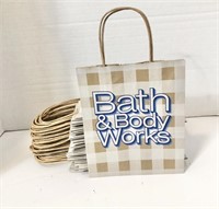 25pcs Sz 7x3.5x8.5 Bath and body works paper bags