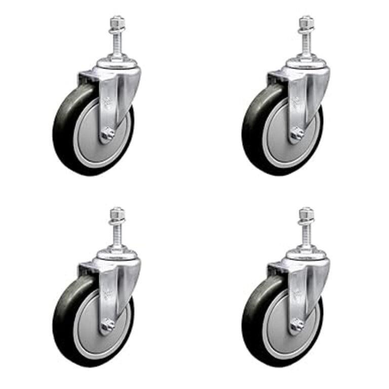 FOCUS Polyurethane Swivel Threaded Stem Caster