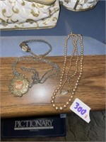 (2) Necklaces & Ladies Watch