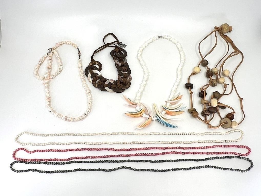 (7) Costume Jewelry Necklaces