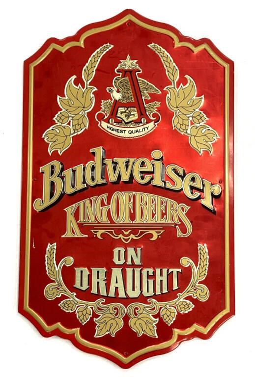Budweiser King of Beers Advertising Sign