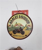 Harley Davidson Sign  13"D