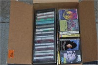 box of cassette tapes
