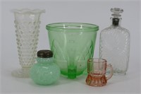 Glasswares including Uranium