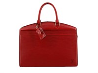 Louis Vuitton Red Epi Riviera Hand Bag