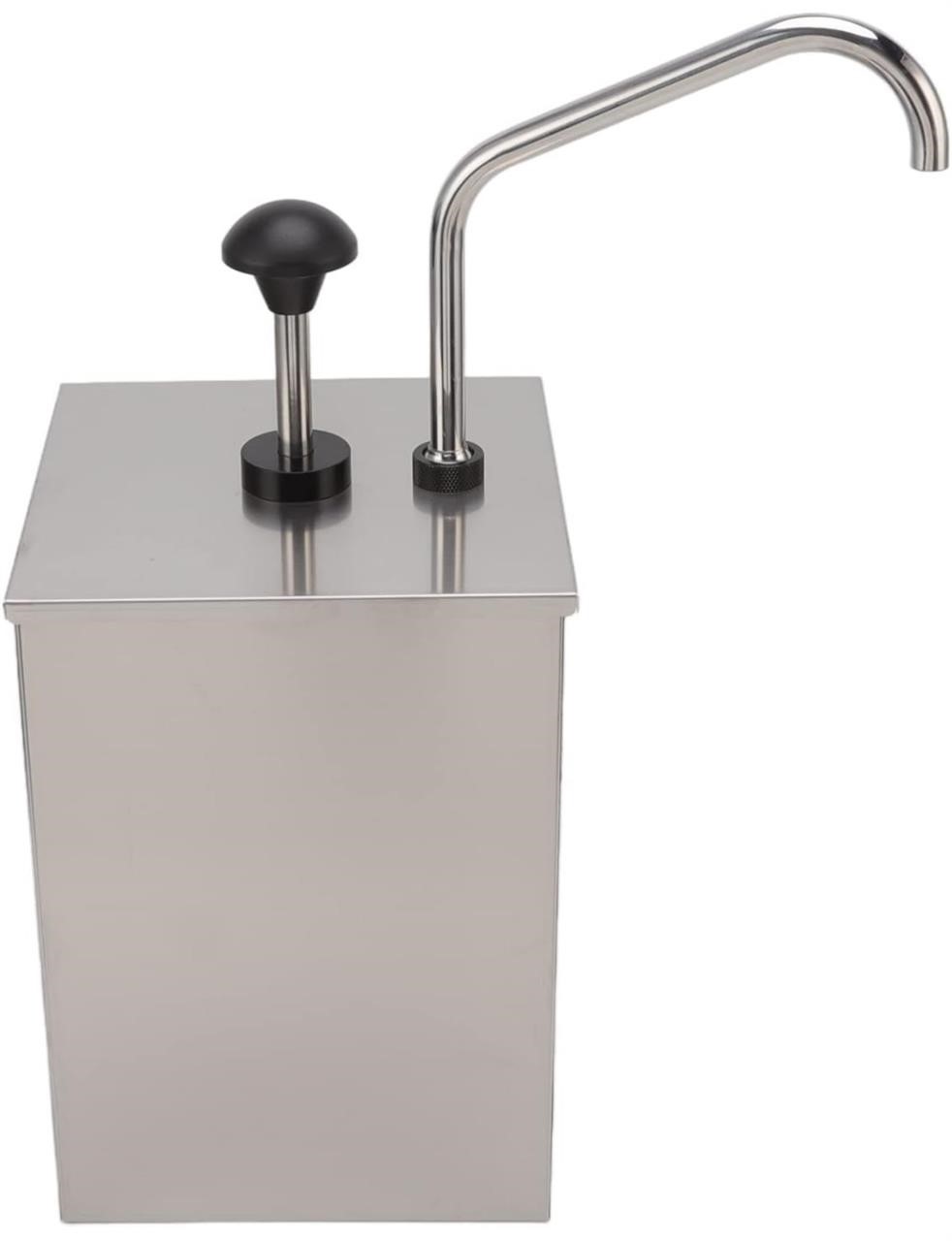 ($166) Soy Sauce Pump Dispenser, Stainless