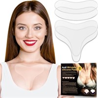 4 Pieces Chest and Neck Silicone Pads with