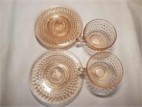 Anchor Hocking Pink Hobnail Dishes