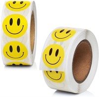 Smiley Face Stickers 1000 pcs | Yellow Happy Smile