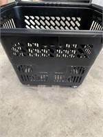 (2) NEW Plastic Rolling Super Baskets