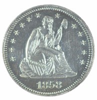 Famed 1858 Proof Quarter Rarity