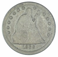 VG 1868-S Quarter