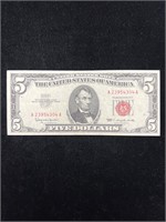 1963 $5 Red Seal Note