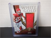 2019 PANINI GOLD #WG-12 TRAVIS KELCE GAME USED