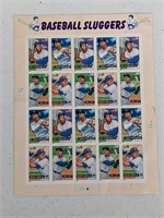 (20) Baseball Sluggers USPS Stamps NEW Mantle