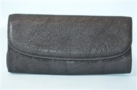 Black Leather Clutch