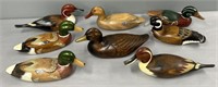 Wood Duck Decoy Lot incl Wesley Ford