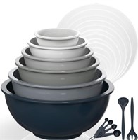 12 Piece Gray Ombre) Umite Chef Mixing Bowls with
