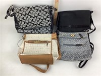Women’s handbags, includes black and brown
