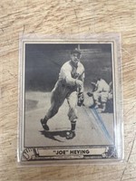1940 Play Ball Baseball Joe Heving  card 6