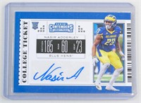 2019 Panini Contenders Nasir Adderley Autograph